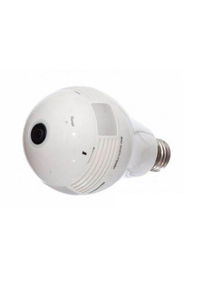 SSMEDIA Video and audio surveillance camera camouflaged in a light bulb, wi-fi