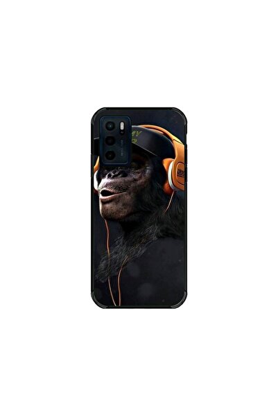 Atlas Husa personalizata si Folie de Silicon Motorola Moto G42, Monkey, multi...