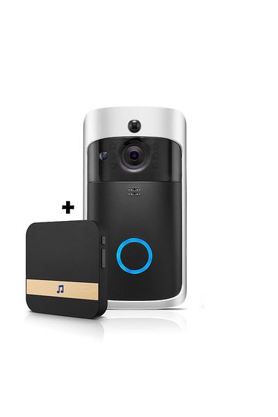 SSMEDIA Smart HD WIFI Video Doorbell with Wireless Intercom