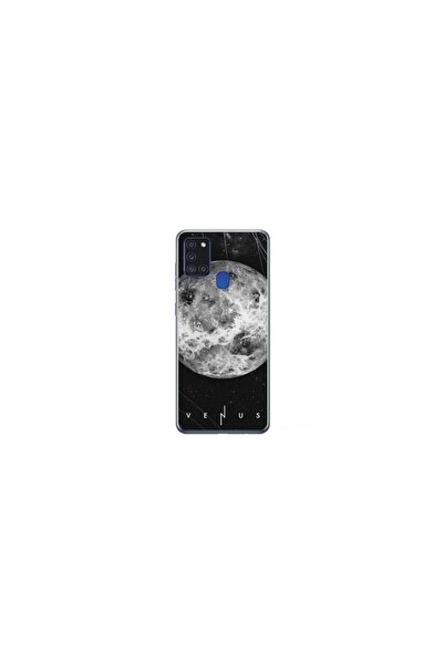 Atlas Husa personalizata HQ Print 360 de grad pentru Samsung Galaxy A41, Moon...