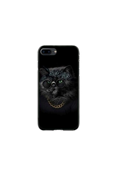 Atlas Εξατομικευμένη θήκη για Apple iPhone 7 Plus, Black Cat #4, πολύχρωμη, S...