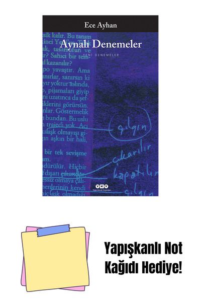 Yapı Kredi Yayınları Aynalı Denemeler + Yapışkanlı Not Kağıdı