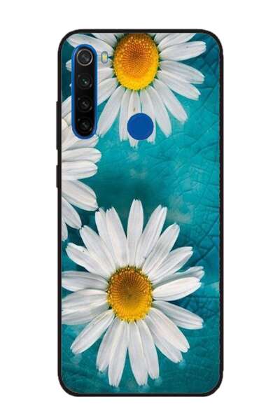 Atlas Εξατομικευμένη θήκη και μεμβράνη σιλικόνης Xiaomi Redmi Note 8, Petunia...