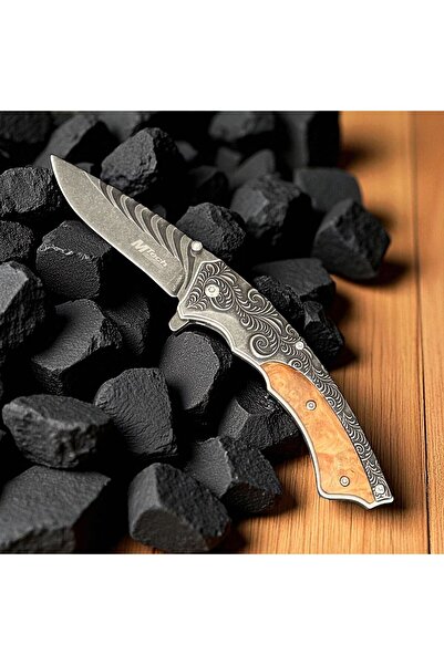 VAS.QUE Mtech Ahşap Eskitme Çelik Çakı