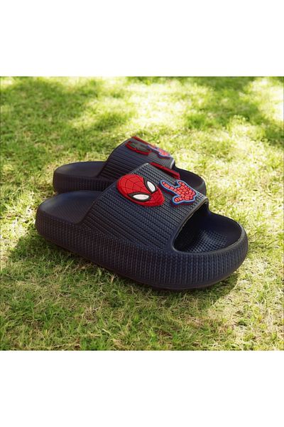 Hızlı Al Spiderman Fancy Boy's Slippers.Garden Beach Slippers Suitable for Daily Use