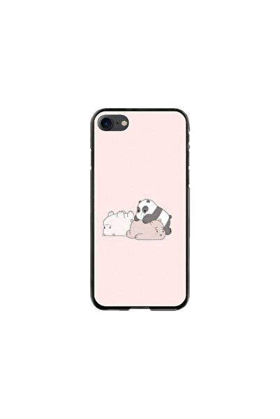 Atlas Персонализиран калъф и силиконово фолио за Apple iPhone SE 2020, Мечки ...