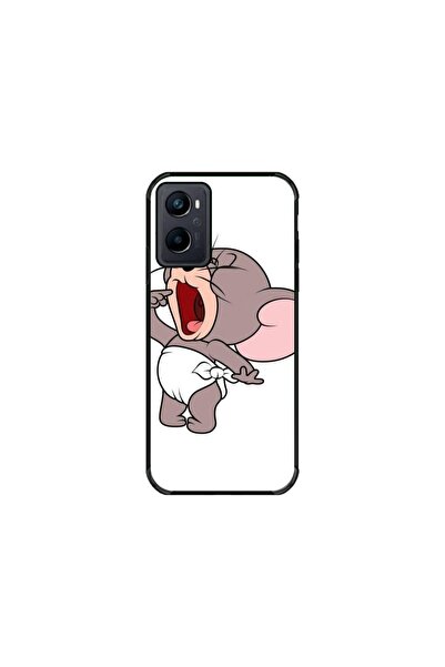 Atlas Husa personalizata si Folie de Silicon OPPO A36, Tom and Jerry #3, mult...
