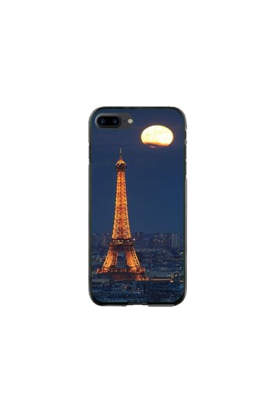 Atlas Husa personalizata si Folie de Silicon Apple iPhone 8 Plus, Nice View #...