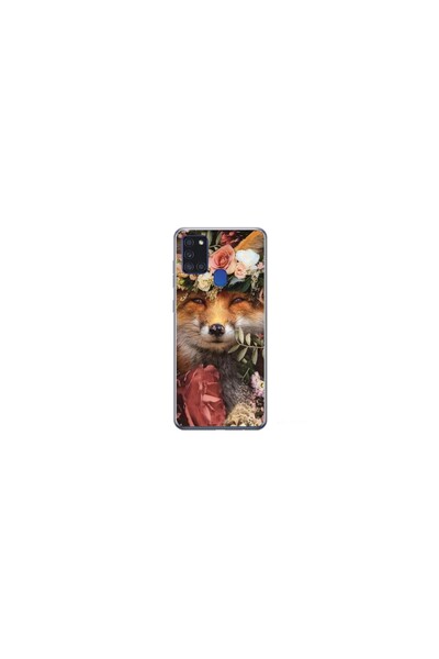Atlas Husa personalizata HQ Print 360 de grad pentru Samsung Galaxy A21s, Fox...