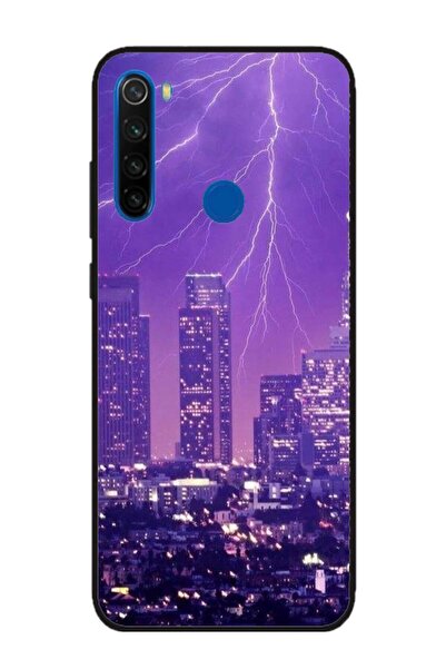 Atlas Husa personalizata Xiaomi Redmi Note 8T, Purple Lightning, multicolor, ...