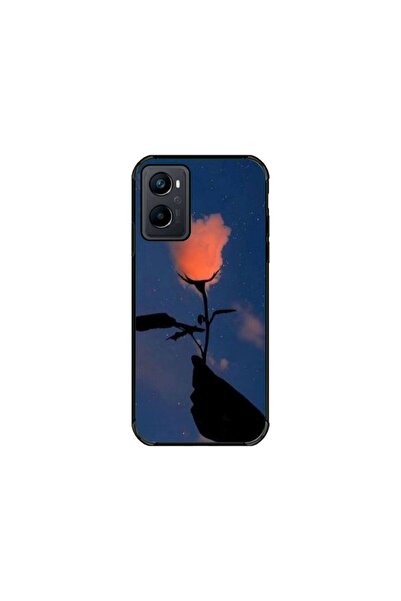 Atlas Husa personalizata si Folie de Silicon pentru OPPO A96, Sky Flower, S1D...