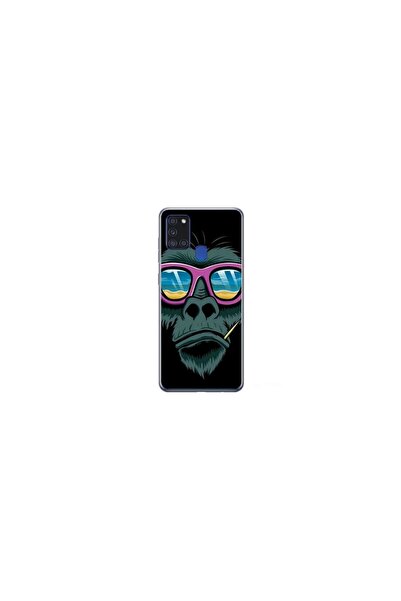Atlas Εξατομικευμένη θήκη HQ Print 360 μοιρών για Samsung Galaxy A21s, Gorill...