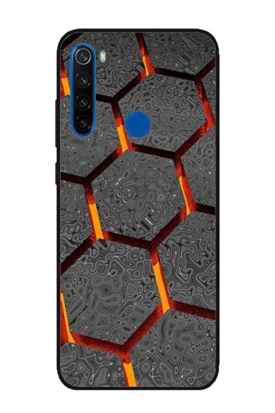 Atlas Персонализиран калъф за Xiaomi Redmi Note 8T, Lava Hex, многоцветен, S1...