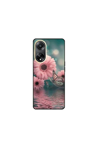 Atlas Husa personalizata si Folie de Silicon pentru OPPO A17, Flowers #7, S1D...