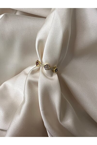 Roha Ayarlanabilir Çelik Yonca Yüzük