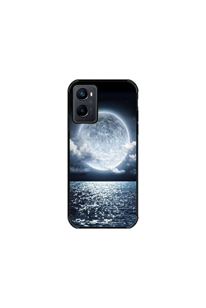 Atlas Husa personalizata si Folie de Silicon OPPO A36, Moon Sky, multicolor, ...