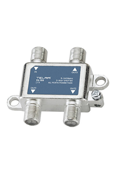 TS-103 5-2400 MHz 3 Çıkış Uydu Bölücü Splitter