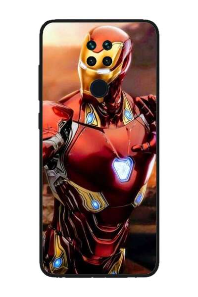 Atlas Husa personalizata si Folie de Silicon Xiaomi Redmi Note 9 5G, Iron Man...