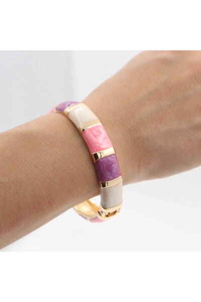 Retrovy Store Jewel Mosaic Thick Bracelet