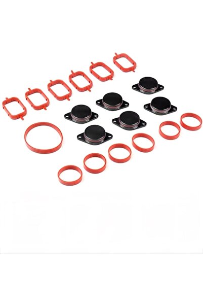 MAF Kit 6 Dopuri 33mm Anulare Clapete Galerie Admisie, Compatibile BMW M57, Negru
