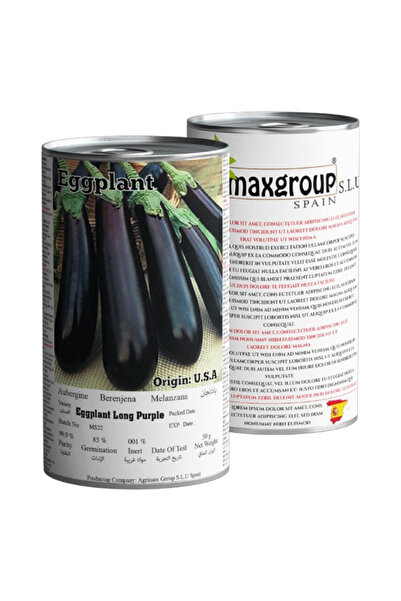 agrimax بذور باذنجان طويلة أرجوانية عالية الجودة (صنع في إسبانيا)