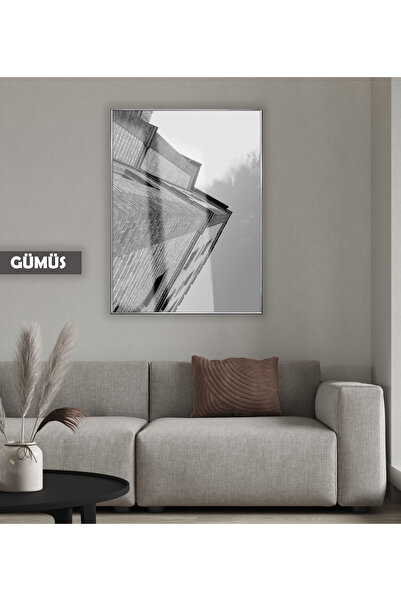 Harika bir ev HARIKABİREV | CRNO-BELI MODEL ZGRADNJE 1 | STOL OD KALJENOG STA...