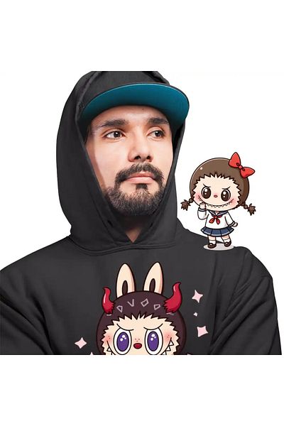 OEM Men's Hoodie Labubu Halloween