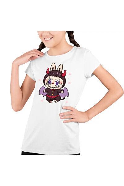 OEM Tricou Copii Fete Labubu Halloween