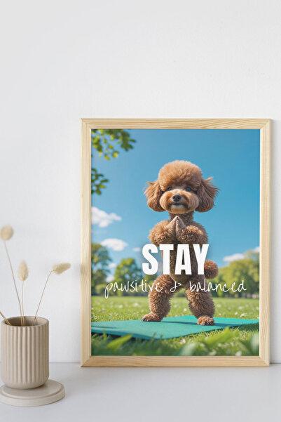 Funzee Toy Poodle Poster Series - Fun & Humorous Home Decor - No Frame
