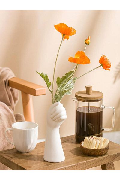 LC Waikiki Lcw Ceramic Decorative Object with Hand Figure 20 cm (W5)
