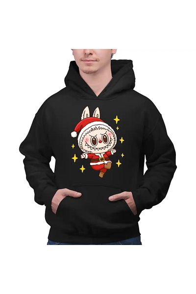 OEM Men's Sweatshirt Labubu Santa Claus