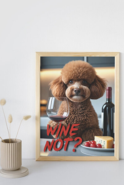 Funzee Toy Poodle Poster Series - Fun & Humorous Home Decor - No Frame