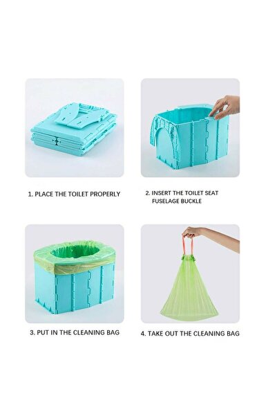 Universal Portable Foldable Children's Potty for Boys and Girls