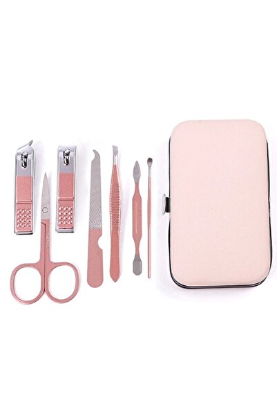 TRENDYENİLİK 7 Parça Tırnak Bakım Seti El Ayak Bakımı Profesyonel Set Kaş Mak...