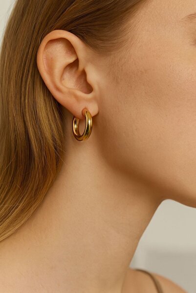 VATESTUGE أقراط دائرية أنيقة – تصميم أنيق وبسيط