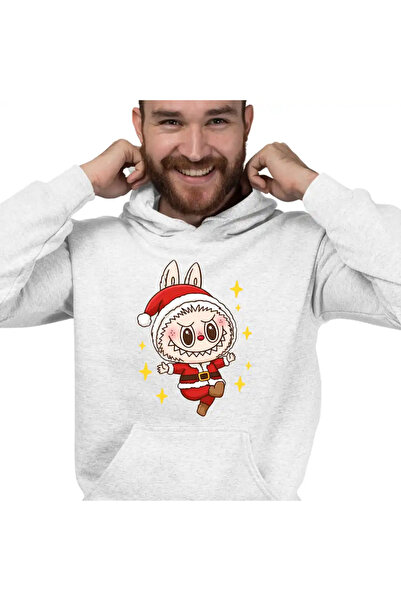 OEM Ανδρικό φούτερ Labubu Santa Claus