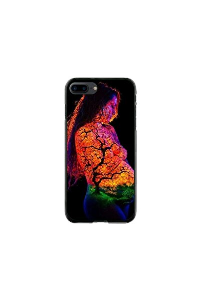 Atlas Husa personalizata si Folie de Silicon pentru Apple iPhone 8 Plus, Colo...