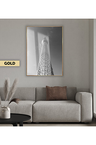 Harika bir ev HARİKABİREV | MODELUL TURNULUI TOKYO ÎN NEGRU și ALB 01 | TABLO...