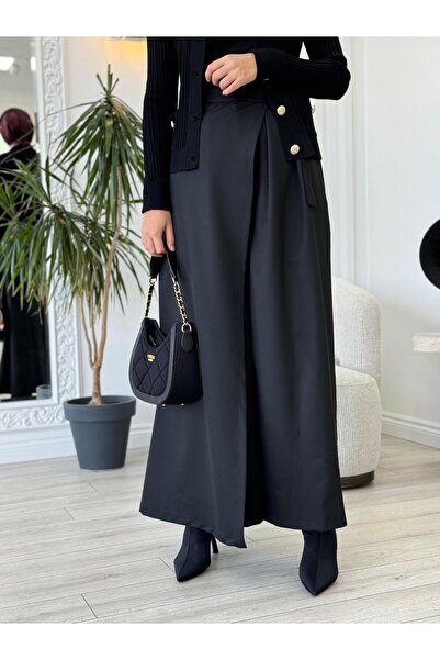 QOOQ STORE QOOQ Pane Pantolon Siyah 25fw300