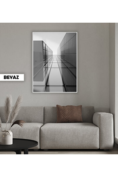 Harika bir ev HARIKABİREV | CRNO-BELI SKYLINE MODEL 02 | STOL OD KALJENOG STA...