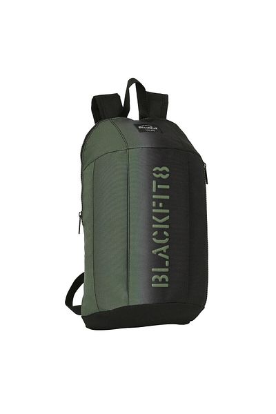 Blackfit8 Child bag Gradient Mini Black Military green (22 x 39 x 10 cm)