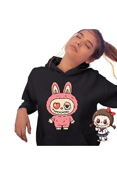 OEM Women's Labubu Heartbreak Hoodie