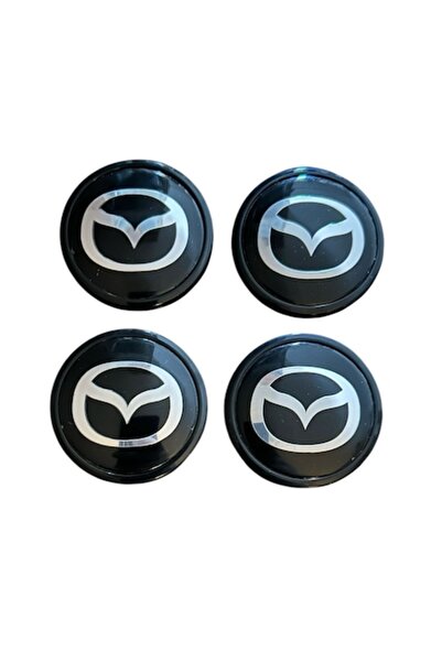 MAF Set 4 capace roti 63mm exterior, 58mm interior Mazda negre compatibil/inl...