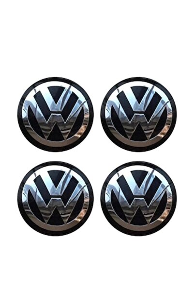 Volkswagen Set 4 capace jante 65 mm - compatibile cu Golf, Polo, Passat, Tiguan și alte modele VW