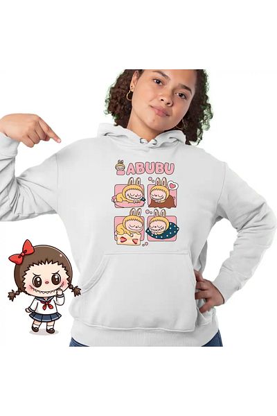 OEM Women's Labubu Baby Sleep Hoodie