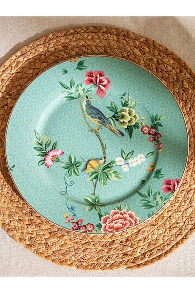 LC Waikiki Lcw Flower Printed Porcelain Serving Plate 27 cm (W5)