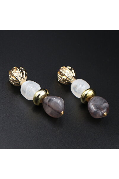 Retrovy Store Contrast Piece Earrings