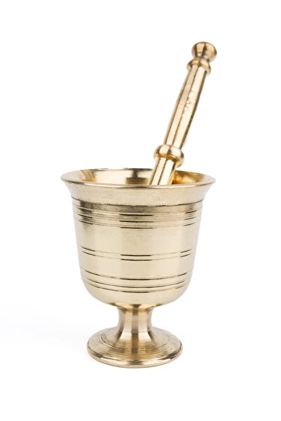 Sabit Bakırcılık Pirinç Havan 4 No 1.7 Kğ