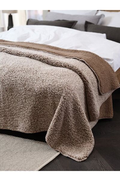 OEM Fleece blanket STORFRYTLE 200x220 brown