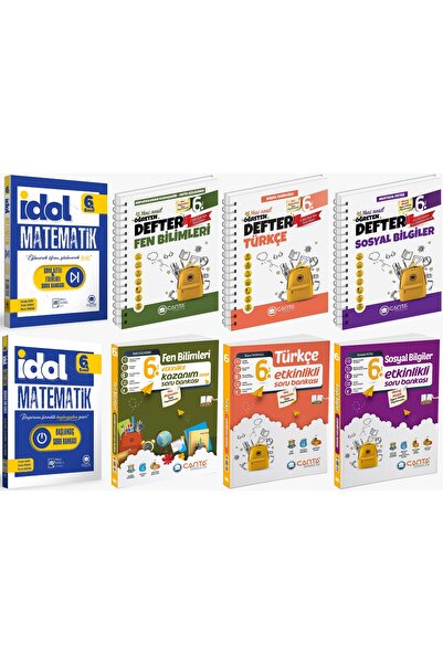 Çanta Yayınları Çanta 2025 6. Sınıf Matematik + Türkçe + Fen + Sosyal Etkinli...